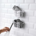  Soap Sponge Drain Rack Sink Wall Mounted Holder Kitchen Baskets for Storage