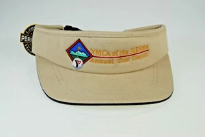 NUEVA visera clásica anual de golf caqui YMCA of the Sierra con ajuste perfecto (B517) - Imagen 1 de 3