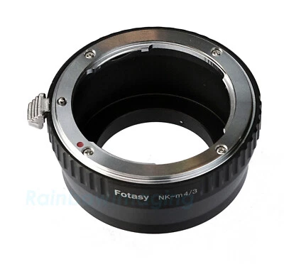 Adaptador Nikon F lente a Micro 4/3 M43 Panasonic GX7 GM1 GM5 GH4 GH6 GF6 GM5 G10 Foto 1 de 4