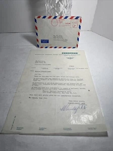 1958 ZUNDAPP WERKE GMBH Nurnberg Munchen Brochure Catalog SIGNED Letter w/Mail - Picture 1 of 13