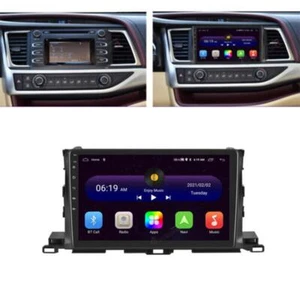 9" Android 12 Car Stereo Radio GPS Navi WIFI RDS For Toyota Highlander 2014-2019 - Picture 1 of 18