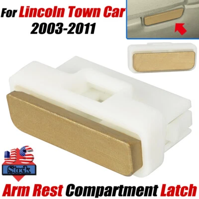 ARM REST LATCH FOR LINCOLN TOWN CAR 2003-2011 DOOR PANEL LOCK COMPARTMENT LATCH - Image 1 of 4