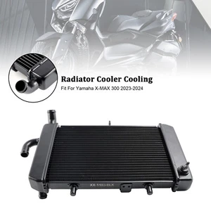 Radiator Cooling Engine Cooler For Yamaha X-MAX 300 XMAX 2023-2025 Black E2 - Picture 1 of 12