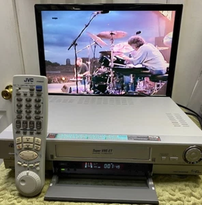JVC S-VHS SVHS Super VHS VCR HR-S9911U W/ GENUINE OEM REMOTE FREE SHIPPING!!! - Picture 1 of 2