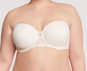 Sujetador Bestform Pampelune Marfil Con Aros Sin Costuras Multivía Bandeau Sin Tirantes - Imagen 1 de 5