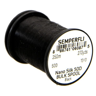 Semperfli Nano Silk Fly Tying Thread Bulk Spools - Available in 3 sizes - Image 1 of 2