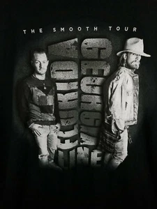 Florida Georgia Line Smooth Tour 2017 Concert Men's T-shirt Sz L Large Black - Picture 1 of 5