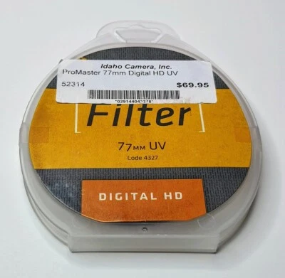 Genuine ProMaster 77mm UV Digital HD Glass Lens Filter Japan 77 mm Glass Safety - Image 1 of 2