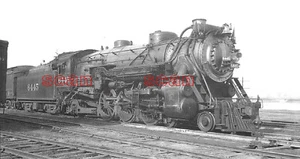 4BB730 NEG/RP 1940? MOPAC MISSOURI PACIFIC RAILROAD 462 LOCO #6445 TOMAR AGUA - Imagen 1 de 1