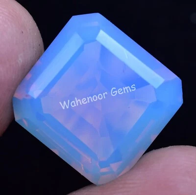 Natural Cornflower Blue Opal 16.80 Ct Emerald Welo Australian Certified Gemstone - Image 1 of 4