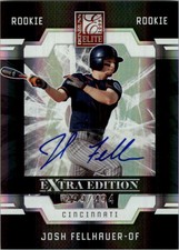 2009 Donruss Elite Extra Edition Baseball Card #95 Josh Fellhauer Auto /494