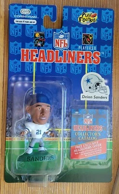 1996 Corinthian Headliners Deion Sanders NFL Dallas Cowboys Mint - Image 1 of 3