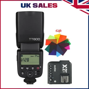 Godox TT600 Camera Flash 2.4G X2T-C/F/N Trigger For Nikon Fuji Pentx Canon Sony - Picture 1 of 12