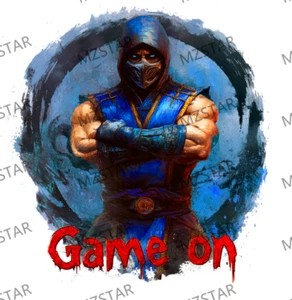 Mortal Kombat STYLE GAME ON Hochwertiges Foto Hochglanz Sticker K926 - Bild 1 von 1