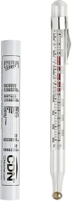 CDN Candy Jam Jelly & Deep Fry Thermometer 75℉ to 400℉ Dishwasher Safe TCF400 - Image 1 of 2