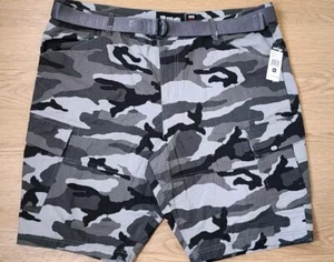 Ecko Unltd Shorts Mens 44 Camo Cargo Utility Ripstop Baggy Grunge Skate Rap NEW - Picture 1 of 11
