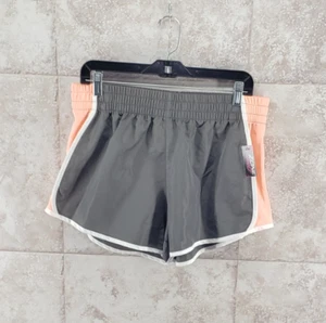 Athletische elastische Taille grau pfirsich Laufshorts Zone Pro Damengröße L 12/14 - Bild 1 von 6