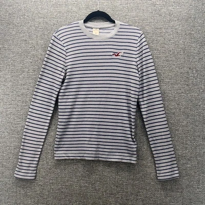 Camisa Térmica Tejida Gofre Y2K Rayas Medianas Preppy Náutica Playa Marinero Cálida Foto 1 de 4