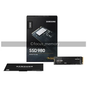 SAMSUNG SSD 980 500GB M.2 NVMe Interne Festplatte für Dell HP Gaming Notebook - Bild 1 von 6