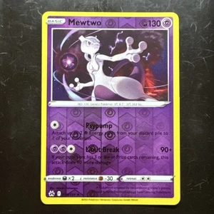 Pokemon TCG Mewtwo Sword & Shield - Crown Zenith #59 Reverse Holo Rare - Picture 1 of 3