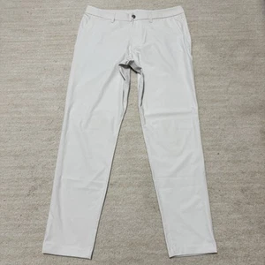 Lululemon ABC Slim Fit Hose Warpstreme Bone Beige Herren Größe 35 - Bild 1 von 9