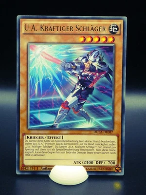 YUGIOH! U.A. Kräftiger Schläger DUEA DE087/ Near Mint/ Deutsch/ Rare/ 1. Auflage - Bild 1 von 2