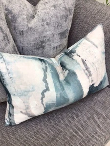 12”x 20” Cushion Cover, In John Lewis’s ‘Shiomi’ Furnishing Fabric, Teal - Picture 1 of 5