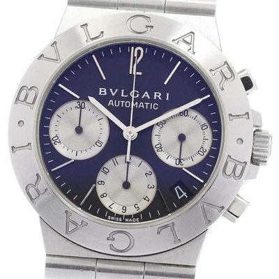 Reloj automático para hombre BVLGARI Diagono Sports CH35S esfera negra/plateada_923074 Foto 1 de 4