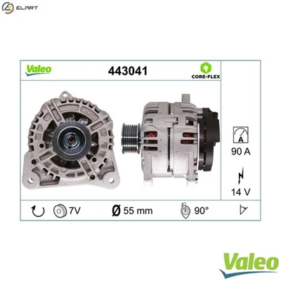 ALTERNATOR 443041 FOR RENAULT CLIO/II/Mk/MIO/III/Sportour/Grandtour/EURO/Van - Image 1 of 4