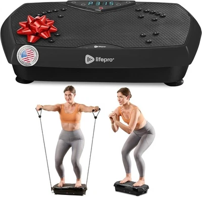 Lifepro Vibration Plate Exercise Machine for Weight Loss & Lymphatic Drainage - Image 1 of 4
