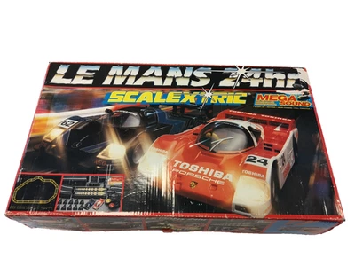 Le Mans 24Hr Scalextric Race Car Track Set Untested   G17  G24 - Image 1 of 4