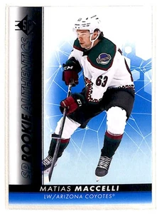 2022-23 SP Rookie Authentics Blue Matias Maccelli Arizona Coyotes #117 - Picture 1 of 2