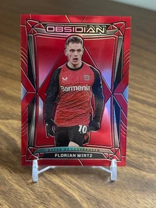 Florian Wirtz 2024 2024-25 Panini Obsidian #23 Red Flood /10 Color Match - Picture 1 of 2