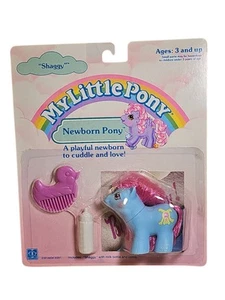 1988 My Little Pony Shaggy Newborn NOS Sealed In Package Very Nice Bottle + Comb - Picture 1 of 3