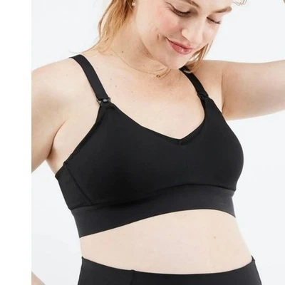 Fabletics NUEVO Sujetador de Enfermería Maternidad Negro Convertible Espalda XS Foto 1 de 4