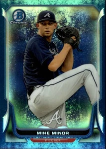 2014 Bowman Chrome Bubble Refractors #192 Mike Minor /99 - Picture 1 of 2