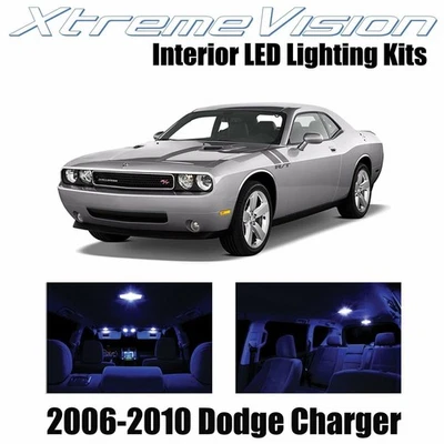 LED interior XtremeVision para Dodge Challenger 2006-2010 (5 piezas) azul Foto 1 de 4