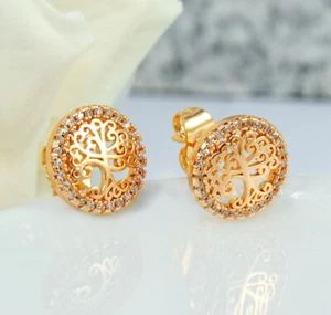 Anspruchsvolle Ohrringe Damen,Ohrringe Filled Gold K18 /750er, Edelstein Topas  - Bild 1 von 2