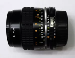 ✅Serviced✅ Nikon Micro Nikkor AI-S 55mm f2.8 256659 Macro AIS - Picture 1 of 6