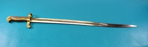 Rare Civil War U.S. Model 1862 Merrill Navy Rifle Yataghan Saber Bayonet Sword - Picture 1 of 11