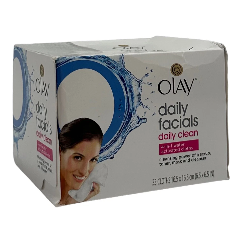Olay 2 in 1 Daily Facial Cloths for Normal Skin - 33 EA