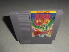 NINTENDO NES VIDEO GAME CARTRIDGE ONLY DRAGON WARRIOR CART RPG TOPLOAD