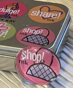 💠MARY KAY Magnet Set Collectible 6-Pc Set FUN SHARE SMILE PLAY SHOP INDULGE - Picture 1 of 6