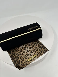 Roberto Cavalli hard case only authentic eyeglasses sunglasses Black - Picture 1 of 3