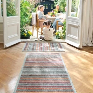 Alfombra de abrazo 150x65 cm (DISEÑADOR 13) alfombra de puerta trampero de suciedad / corredor lavable a máquina - Imagen 1 de 4