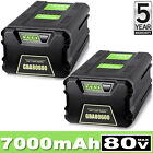 1~2 x For Greenworks 80V Pro Lithium Battery GBA80200 GBA80600 80V Max Cordless
