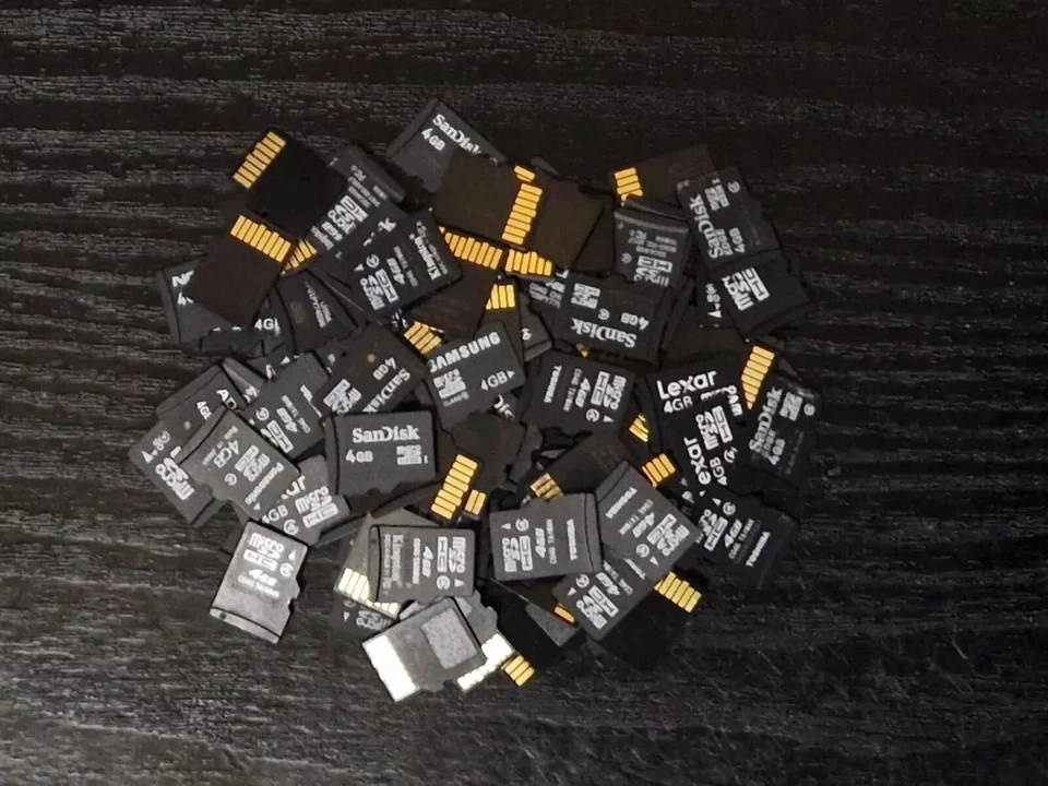 20 x 4GB Micro SD Memory cards Bulk job lot Mix Brands - Image 1 of 1