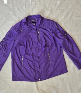 Damen Blouson Madeleine Lila Gr.46 Lg 65 cm Arm 62 cm mit Reißverschlussraffines - Bild 1 von 10