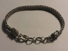 ILARIA, WOVEN BRACELET, 9 1/2", .950 SILVER (20004158)