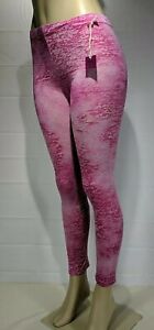 POOF! EXCELLENCE Junior's Pink Camouflage Sheer High Waist Leggings size S/M